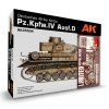 AK Interactive AK35504-B PZ.KPFW.IV AUSF.D AFRIKA KORPS + 5 FIGURES GERMAN TANK CREW AFRIKA KORPS 1/35